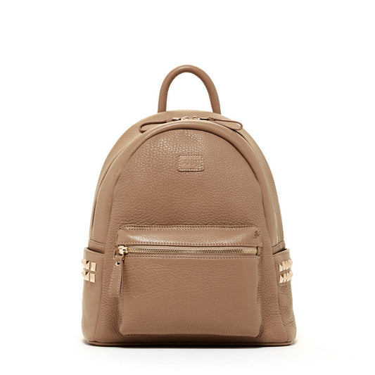Diana Cement Leather Backpack Purse